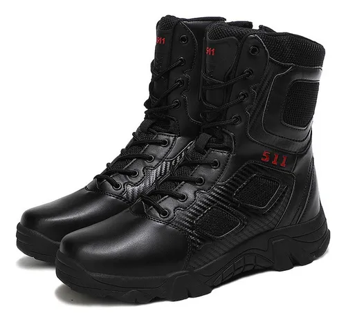 comprar Botines Negros Botas Militares Hombre Zapatos Senderismo