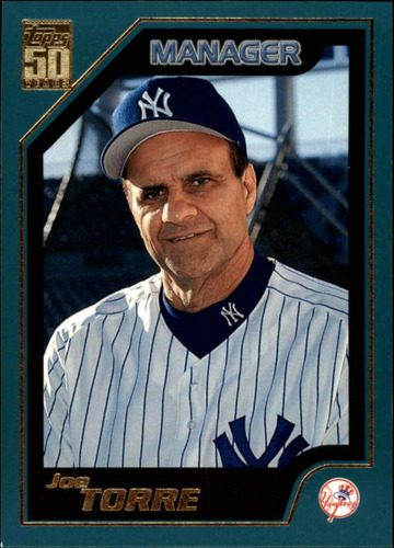 2001 Topps Serie 1 De Béisbol 322 Joe Torre New York Yankees