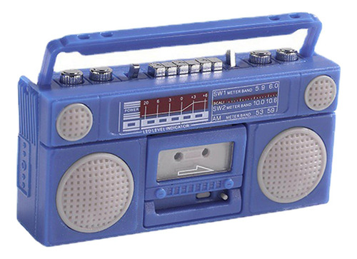 Gravador De Gramofone Estilo Vintage Fonógrafos Em Azul