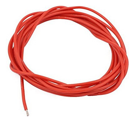 Cobre Flexible Calibre Rojo 20 Awg Cable Silicona Para Rc