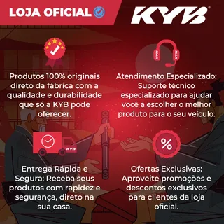 Kit Amortecedor Dianteiro Kyb Para Honda Civic 2.0 2013-2016