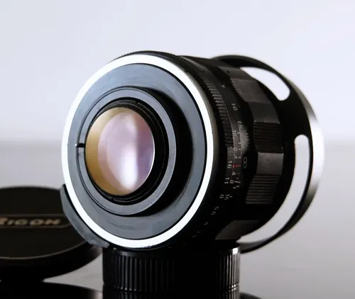 Lente Rikenon 55mm F1.4 - Fabricada Por Tomioka Optic. Japan Lente Rikenon 55mm F1.4 - Fabricada Por Tomioka Optic. Japan