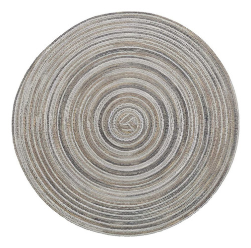 6pcs Mantel Individual Tejido Redondo Para Mesa De Comedor