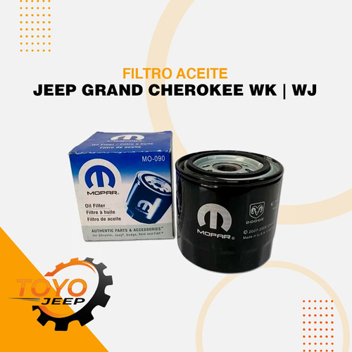 Filtro De Aceite Jeep Grand Cherokee Wk Wj
