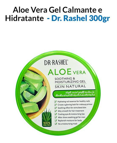 Aloe Vera Gel Calmante E Hidratante 300gr Dr Rashel