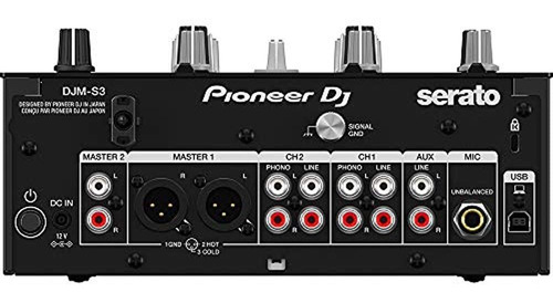 Imagen 2 de 4 de Pioneer Dj Djm-s3 2 canales Mezclador Para Serato Dj