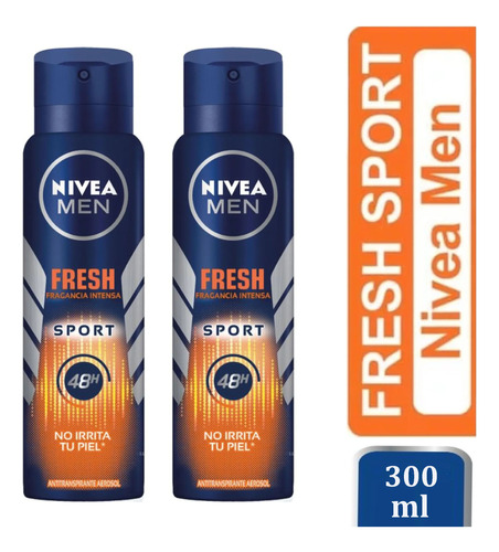 Desodorante Nivea Men Fresh Sport Spray 300ml