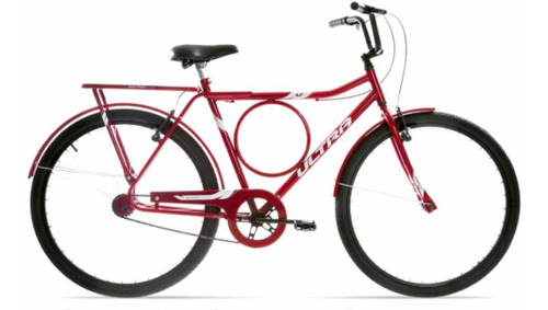 Bicicleta  de passeio Ultra Bikes Bike Stronger aro 26 freios v-brakes cor vermelho