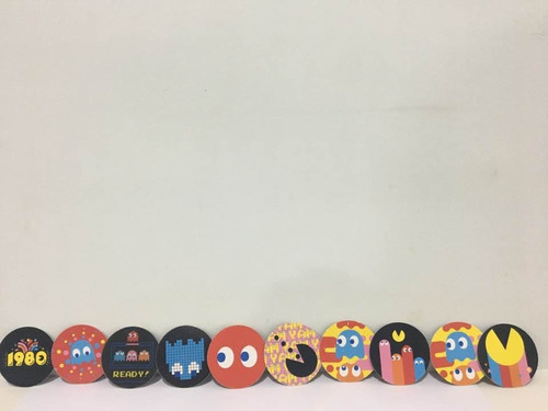 10 Tazos Pac Man Menedit Dec 80 Elma Chips