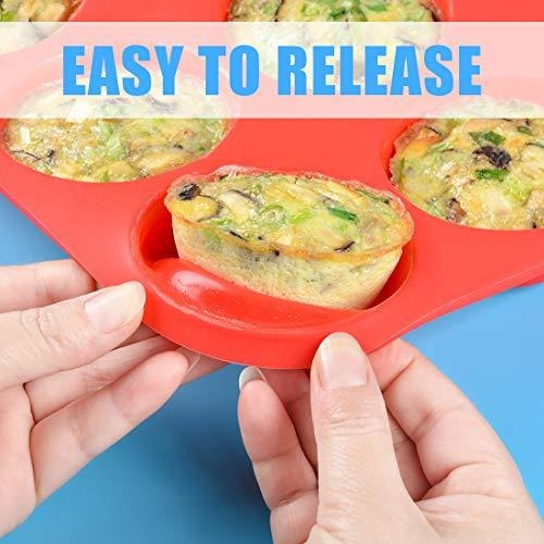 Molde De Silicona Para Muffins 1pza Para 12 Magdalenas