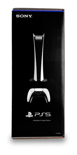 Sony PlayStation 5 825GB Digital Edition color blanco y negro