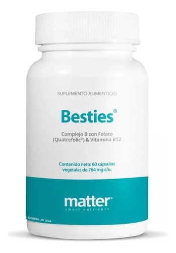 Matter Besties Complejo B C/folato & Vitamina B12 60 Pzs Sfn