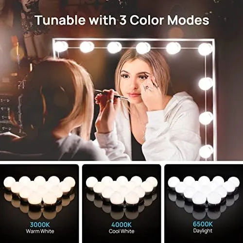 Luces Led De Tocador Para Espejo, Luces Estilo Hollywood Con