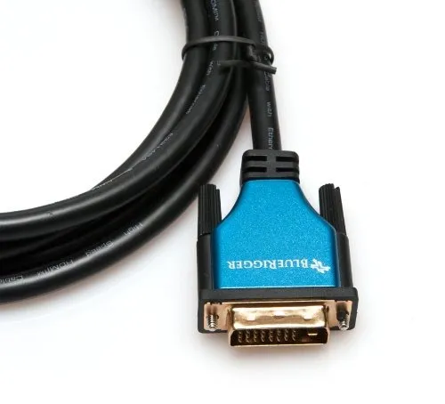 Cable Digital De Doble Enlace Bluerigger Dvi A Dvi M/m 3ft