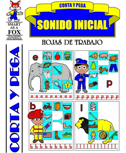 Libro Corta Y Pega Sonido Inicial (spanish Edition)