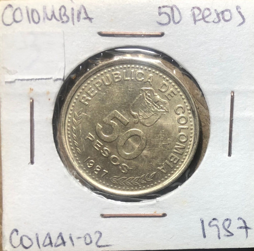 Colombia 50 Pesos 1987 Jer441.02