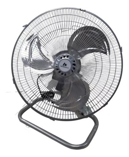 Ventilador De Pedestal 18 Pulgadas 3 En 1 Metalico 2 Piezas Estructura Negro Aspas Gris Diámetro 45 Cm Material De Las Aspas Metal