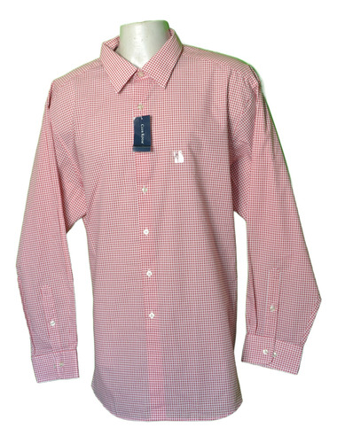 Camisa Club Room Talla Xl 17.5 Hombre Original Rojo Blanco