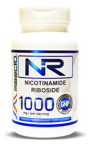 Maac10 Nicotinamida Riboside 1000mg Porcion (120 Capsulas 4 