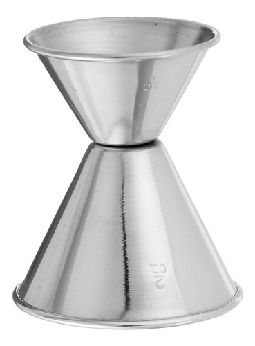 Jigger Medidor Dosificador P/bebidas Doble 1/2oz Inox Tramon