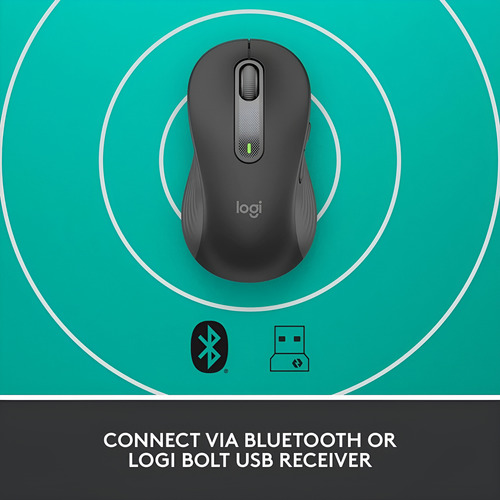 Mouse Inalámbrico Logitech M650 Zurdos Bluetooth Ergonómico