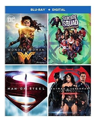 Dc 4-bd Bd Bundle / Wonder Woman / Suicide Squad: Ext Cu