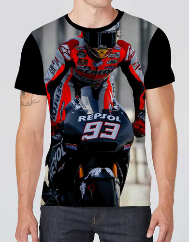 Camisa Camiseta Repsol 93 Marc Marquez Moto Gp Envio Hoje 05