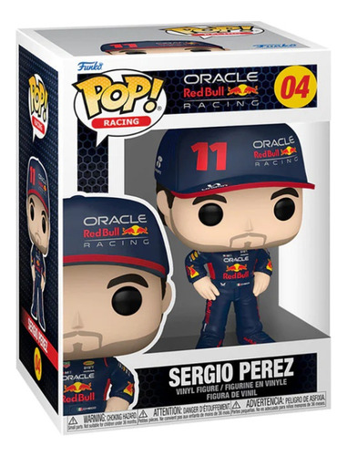 Funko Pop! Sergio Perez (checo) #4 Red Bull Racing F1