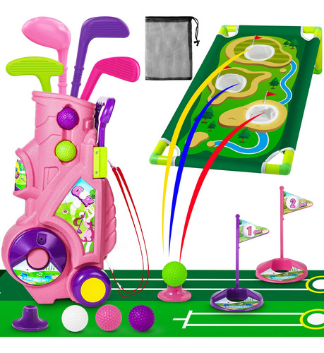 Gmaophy Juego De Palos De Golf Para Ninos, Juguetes Deportiv