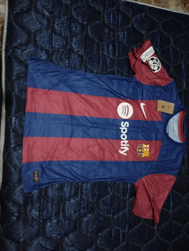 Camiseta Fc Barcelona Titular 2023/24 Talle Xl 9 Lewandowski