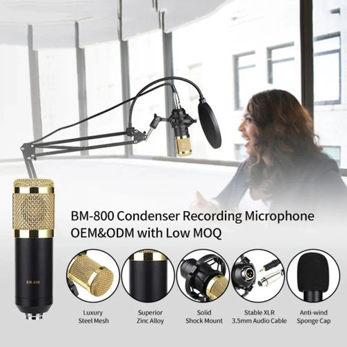 Imagen 2 de 6 de Kit Microfono + Soporte