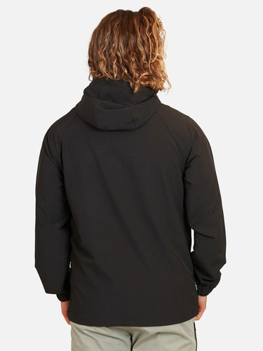 Cortaviento Black Stretch Negro Hombre Maui And Sons