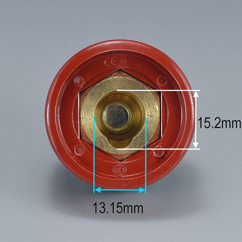 Conector De 1/2 Borne Hembra Para Soldador Inversor