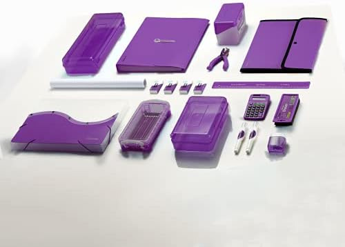 Sacapuntas De Doble Orificio Manual De Color Morado, Sacapun