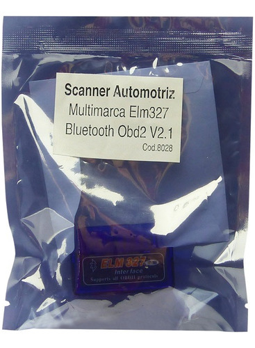 Scanner Para Auto, Bluetooth, Multimarca Elm327 Obd2 V2.1