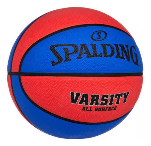 Balón de básquetbol Spalding NBA Varsity ‎73-743E nº 7 color red/blue para  entrenamiento de exterior