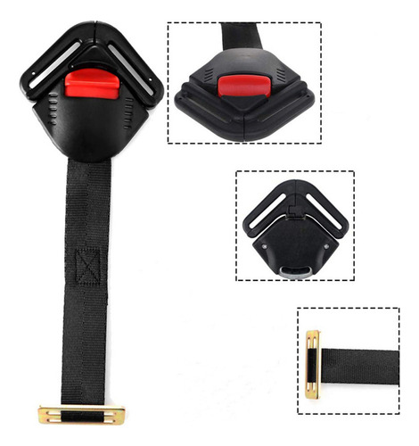 W Para / Hebilla Del Cinturón De Seguridad Del Asiento Del