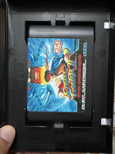 Street Fighter 2 Plus Cartucho Fiota Jogo Para Mega Drive