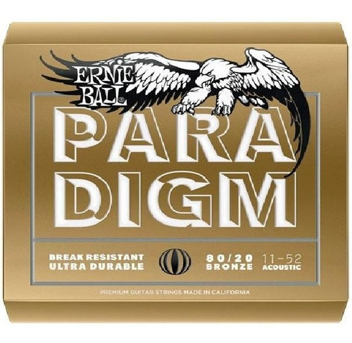 Cuerdas Guitarra Paradigm Light 11-52 Bronce 2088 Ernie Ball