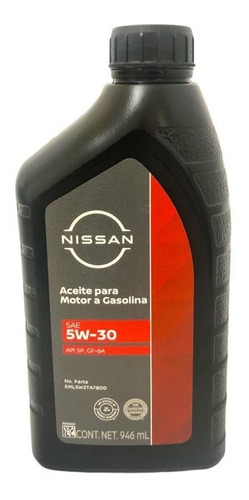 Aceite Nissan 5w30 Sintetico Versa March Sentra Kicks