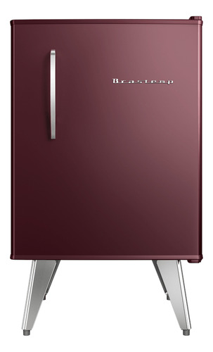 Frigobar Brastemp Retrô 76 Litros Marsala Wine - Bra08hg Cor Berinjela 220v