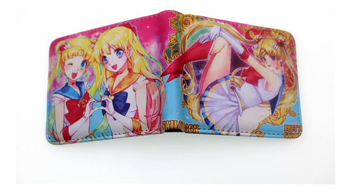 Cartera Corta Sailor Moon Con Dibujos Animados, Diseño De An