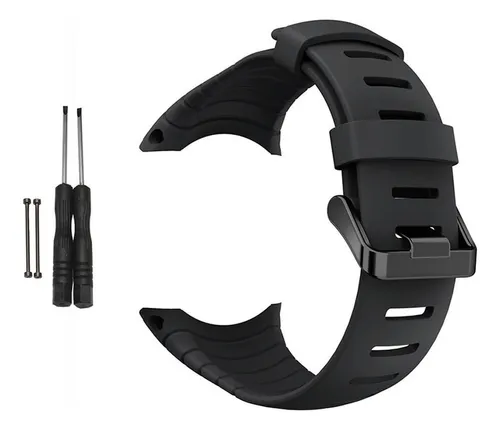 comprar Pulseira Compatível Com Suunto Core All Black, Regular Black