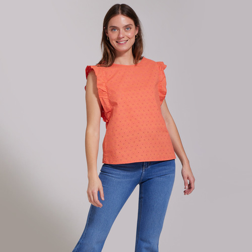 Blusa Mujer Ostu M/s Rosa Algodón 40120760-3932