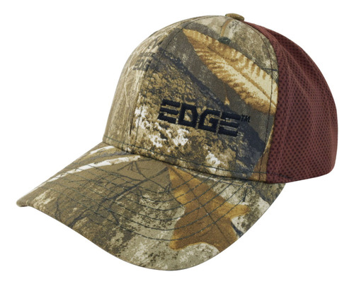 Gorra Con Ajustador Camuflaje C/malla Café Edge Realtree