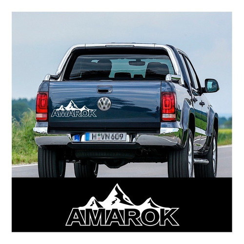 Vinilo Pegotin Calco Vw Amarok Camioneta Caja Puerta Tuning