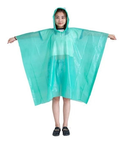 Impermeable Tipo Poncho Chubasquero 