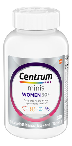 Centrum Minis Silver Multivitaminico Para Mujer 50 Plus