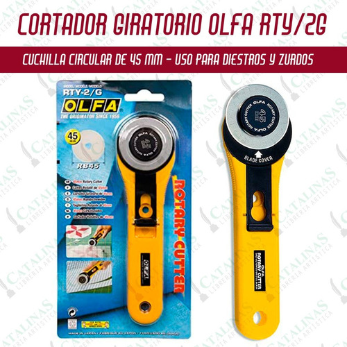 Cuchilla Cutter Marca Olfa Modelo Rty-2/g 45mm Microcentro