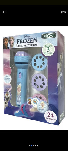 Linterna Micro Proyector Infantil Frozen Disney 2590